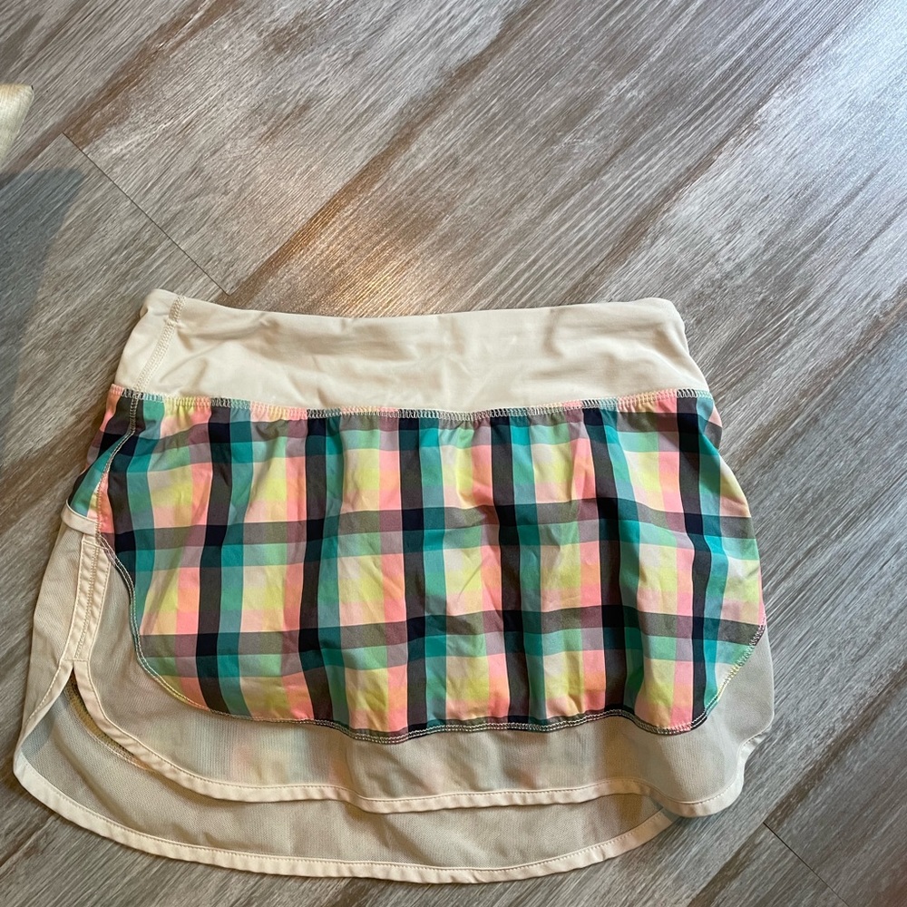 lulu lemon golf tennis skirt